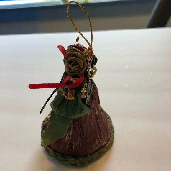 Vintage Christmas ornaments unique paper bell - Picture 2 of 3